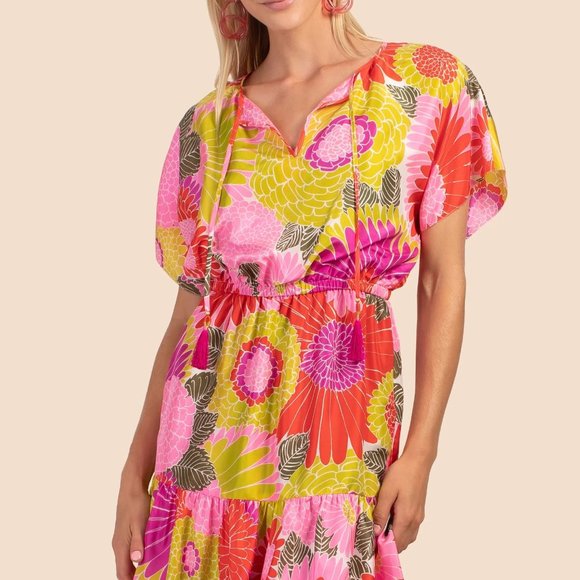 TRINA TURK Mahalo Dress / NWT / Size XS / SOLD OUT ONLINE / 40% Off Retail - Picture 2 of 11
